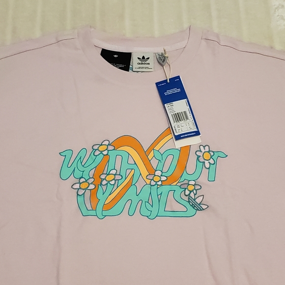 Adidas NWT Rare Always Original "Without Limits" T-Shirt - Picture 2 of 16